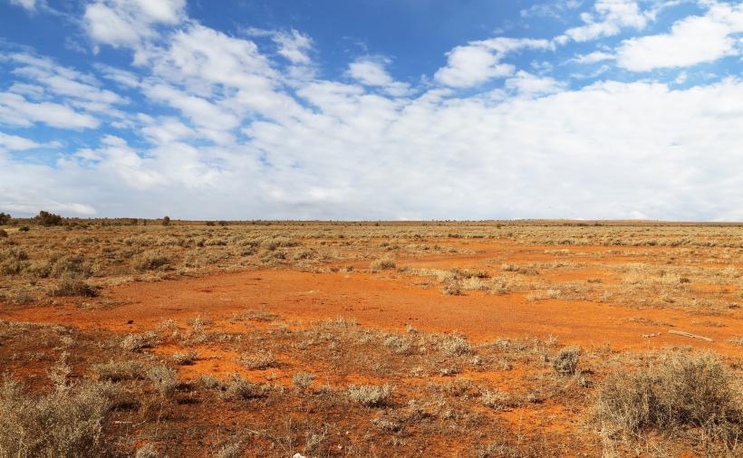 australien wüste sand rot